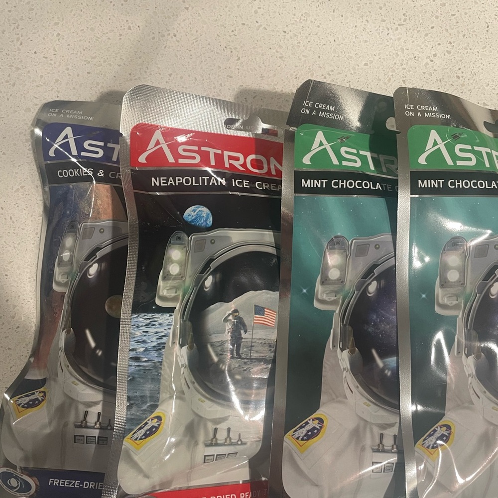Astronaut Freeze-Dried Ice Cream Sandwiches